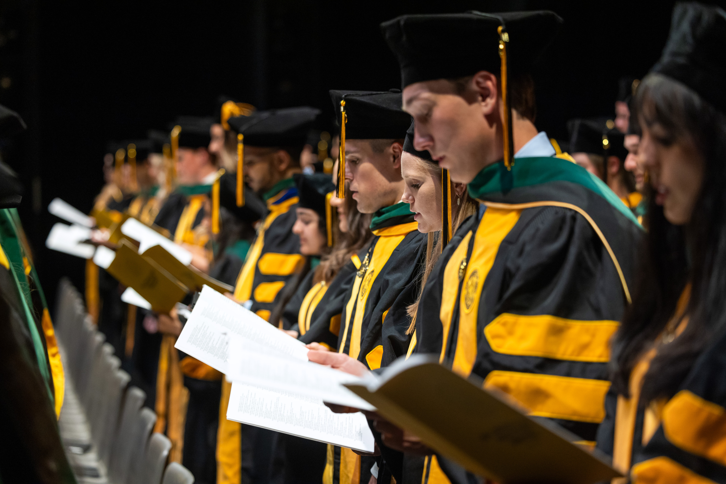University of Iowa Carver College of Medicine MD and MME commencement at Hancher Auditorium on Friday, May 16, 2025.