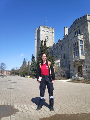 Katherine Yu, first responder