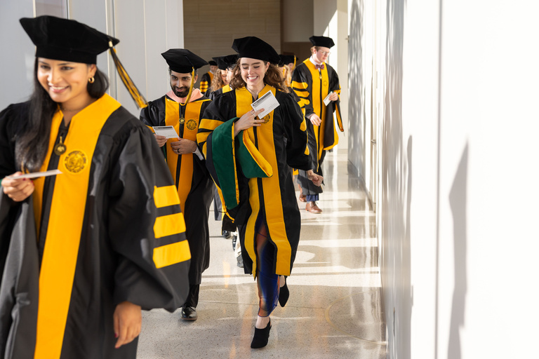 University of Iowa Carver College of Medicine MD/MME commencement at Hancher Auditorium on Friday, May 17, 2024.