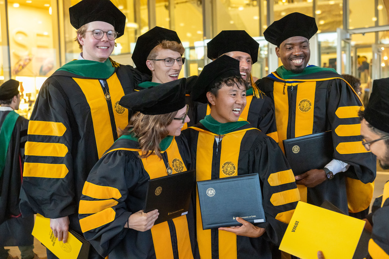 University of Iowa Carver College of Medicine MD/MME commencement at Hancher Auditorium on Friday, May 17, 2024.
