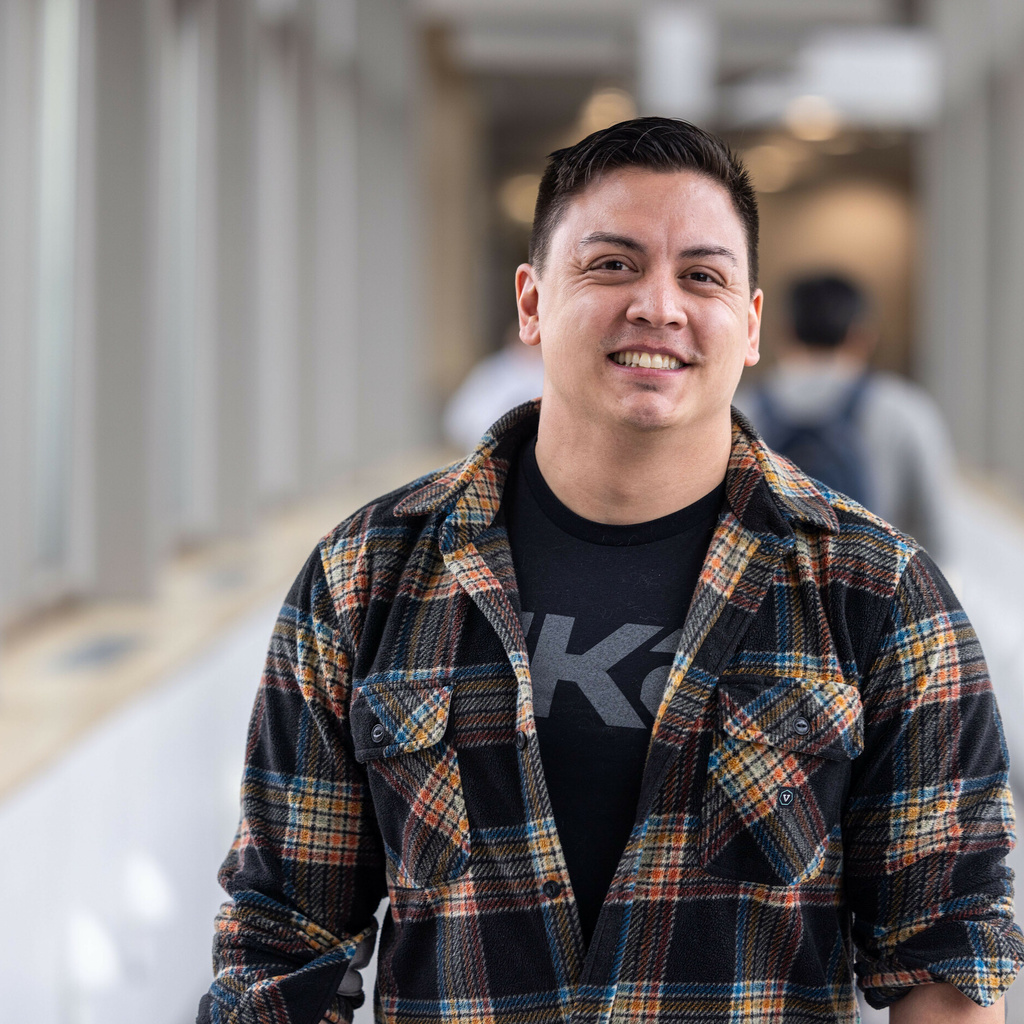 Carver College of Medicine medical student Daniel Haws on Thursday, Nov. 21, 2024.