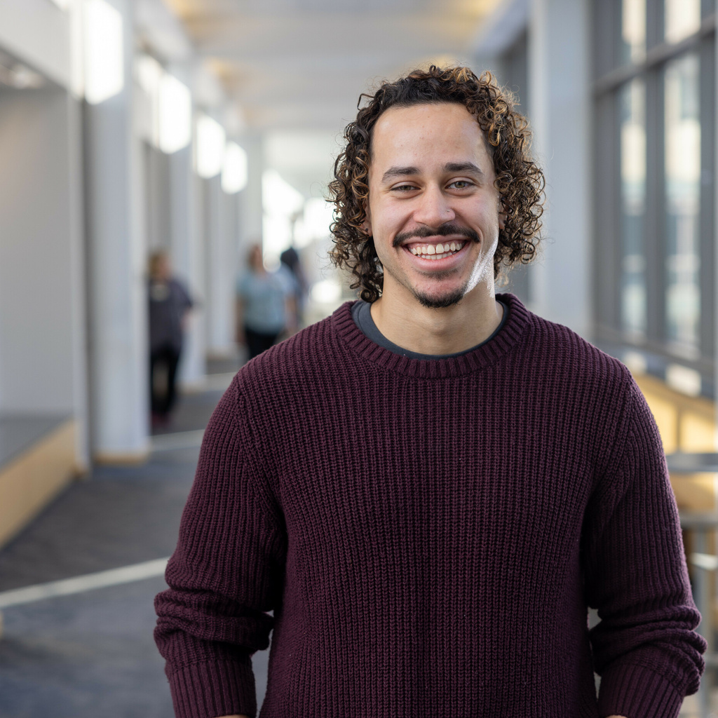 Fourth year Carver College of Medicine student and student body president Chandler Brown on Thursday, Feb. 20, 2025.
