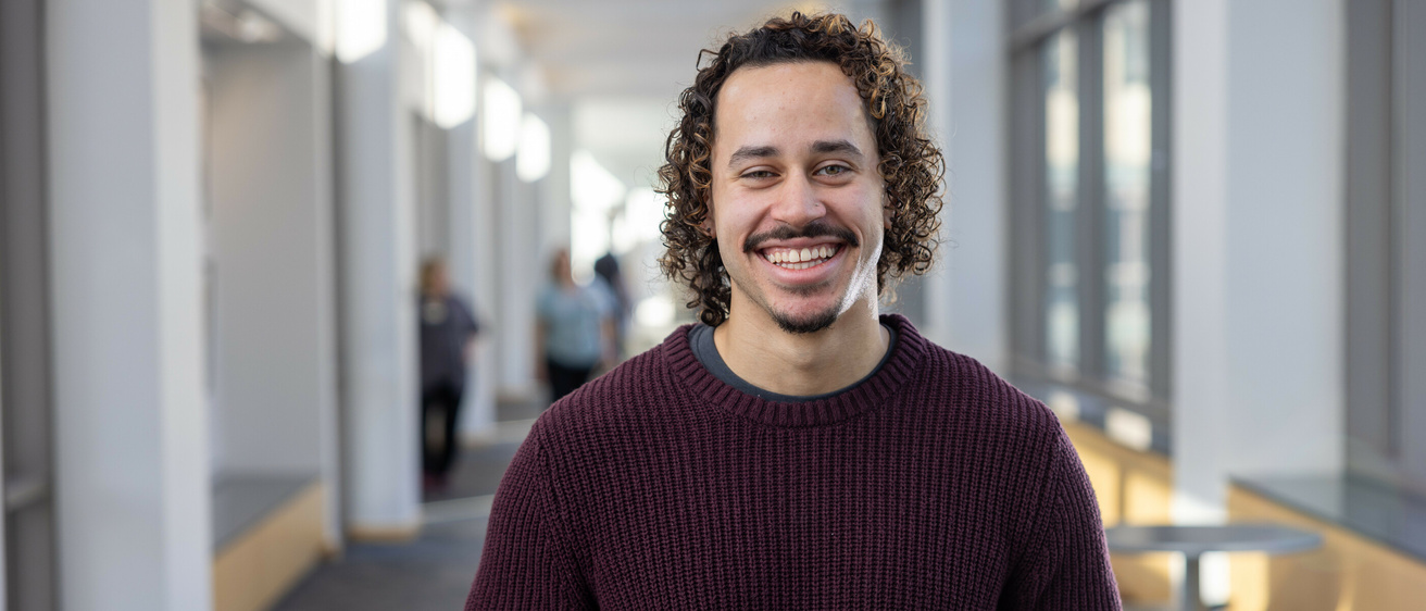 Fourth year Carver College of Medicine student and student body president Chandler Brown on Thursday, Feb. 20, 2025. 