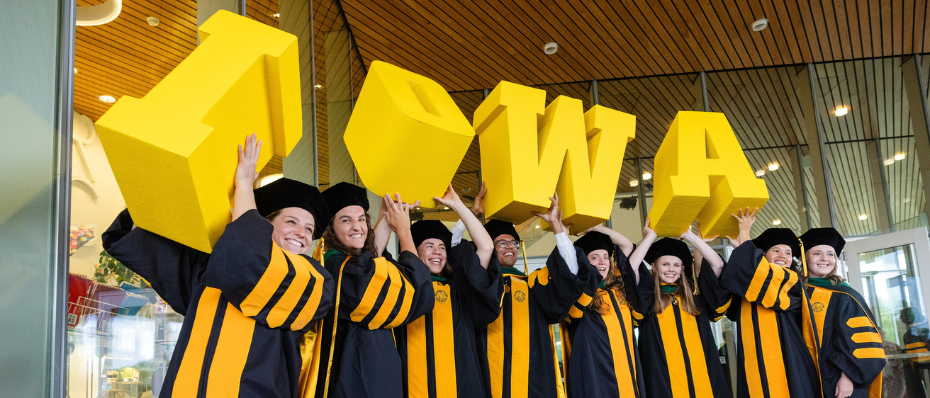 University of Iowa Carver College of Medicine MD and MME commencement at Hancher Auditorium on Friday, May 16, 2025.