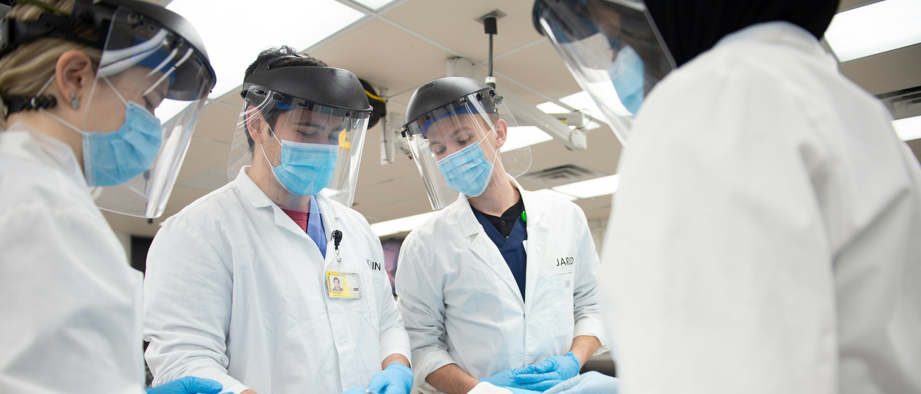 MCA Anatomy Lab at UIHC on Tuesday, Feb. 16, 2021.