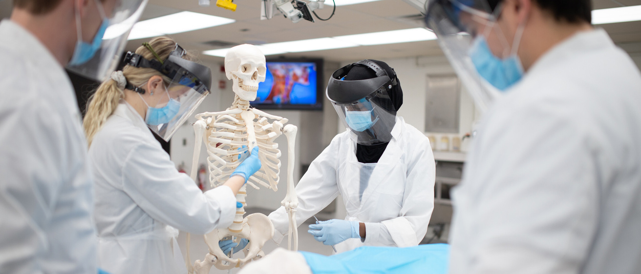 MCA Anatomy Lab at UIHC on Tuesday, Feb. 16, 2021.