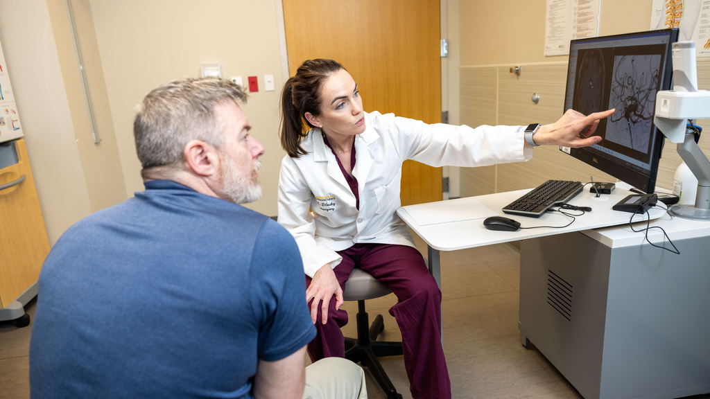 doctor with patient